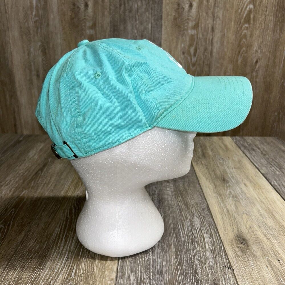 Anchor Coast Beach Lifestyle Hat Blue Turquoise Strapback Baseball Cap OSFM - Picture 3 of 10